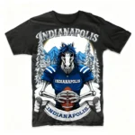 100% Cotton Black Casual T-Shirt With Red Sneakers And Cable Detail Short Sleeves Crew Neck Team's Halloween theme design